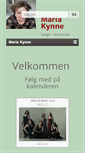 Mobile Screenshot of mariakynne.dk